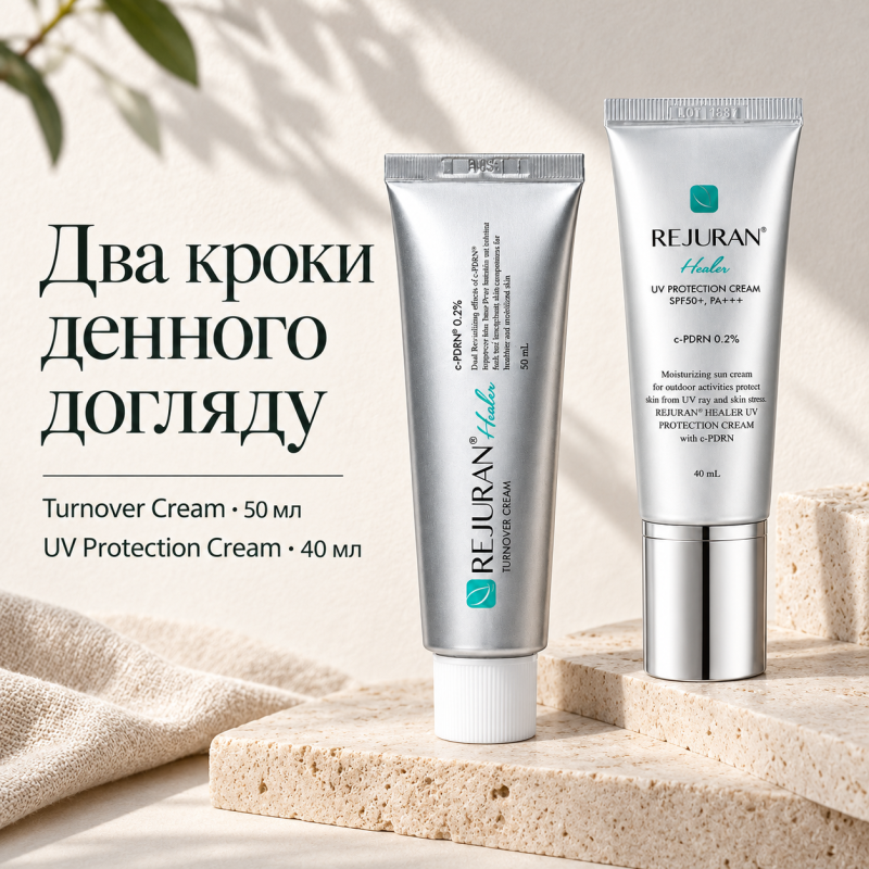 Набір Rejuran Turnover Cream 50 мл та Rejuran UV Protection Cream 40 мл