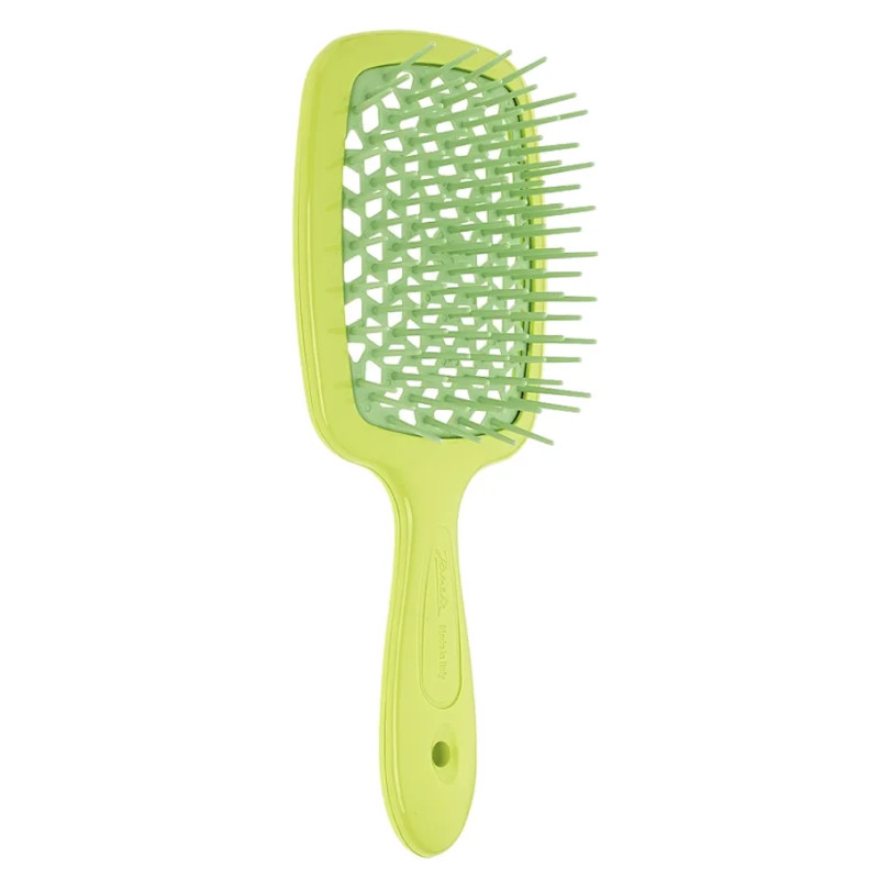 Janeke Superbrush Щітка для волосся неонова-зелена