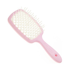 Janeke Superbrush Щітка для волосся Рожева з білим