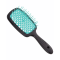 Janeke Superbrush small Щітка для волосся чорна з бірюзовим