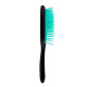 Janeke Superbrush small Щітка для волосся чорна з бірюзовим