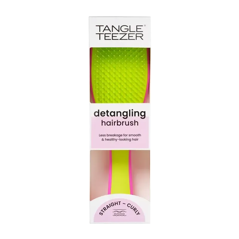 Щітка для волосся - The Ultimate Detangler Pink & Cyber Lime