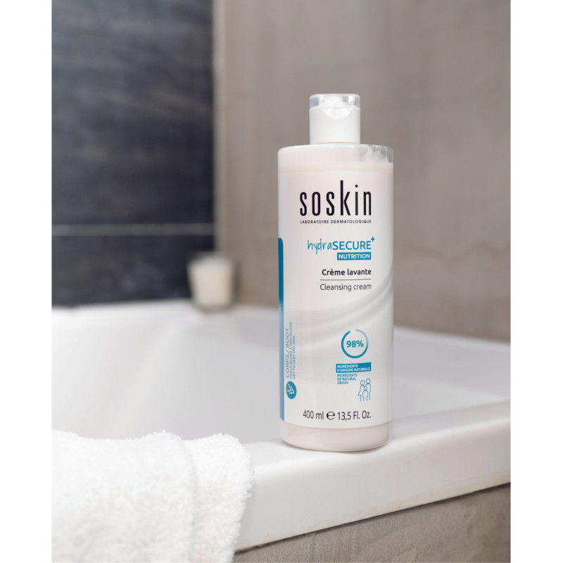 Soskin Очищуючий крем для душу – CLEANSING CREAM HYDRASECURE 400ml