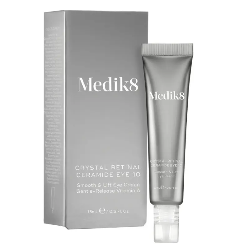 Medik8 Crystal Retinal Ceramide Eye 10 Антивіковий крем для шкіри навколо очей з вітаміном А 0,1%