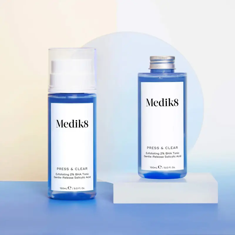 Medik8 Press & Clear Refill Exfoliating 2% BHA Tonic Змінний флакон для тоніка з BHA для проблемної шкіри