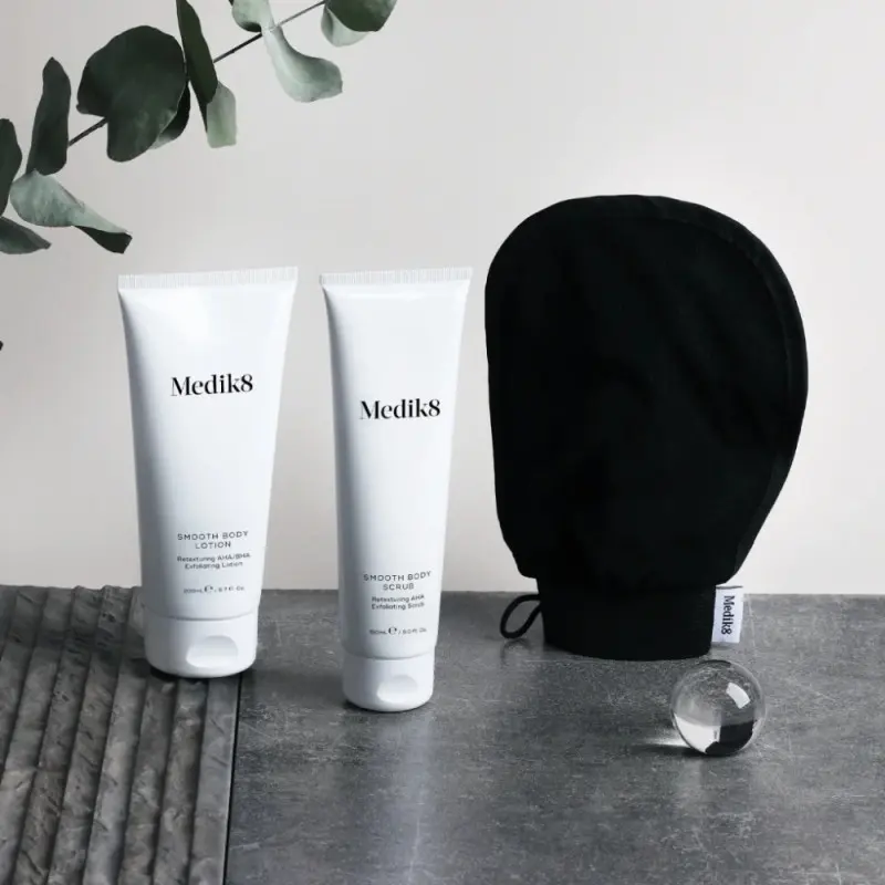 Medik8 Smooth Body Exfoliating Kit Система з АНА-кислотами для сухої та проблемної шкіри