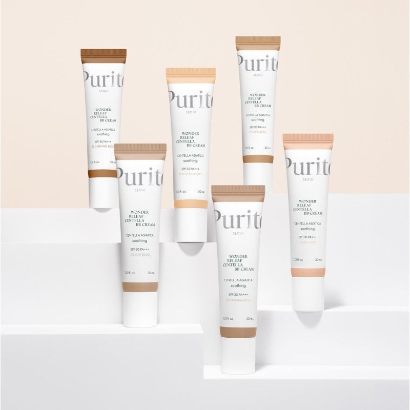 Purito Seoul - Wonder Releaf Centella BB Cream SPF 30 PA+++ - BB-крем з екстрактом центелли - #27 Sand Beige - 30ml