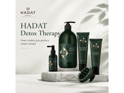 HADAT Detox Therapy: нова лінійка для детоксу та балансу шкіри голови