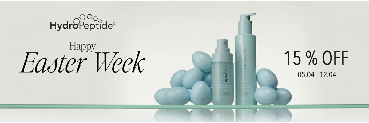 Пасхальная неделя с HydroPeptide: скидка -15% на весь ассортимент!