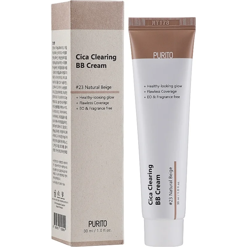 BB-крем з центеллою - PURITO Cica Clearing BB Cream, 27 тон - Sand Beige, 30 мл