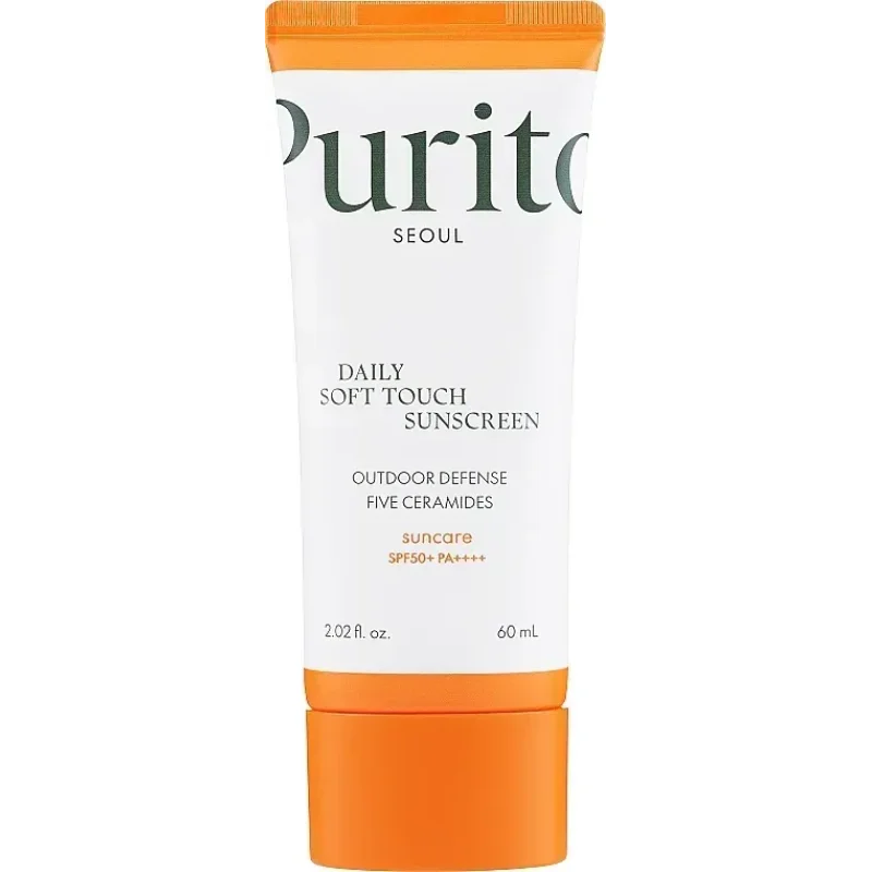 Сонцезахисний крем із церамідами Purito Seoul Daily Soft Touch Sunscreen SPF 50+ PA++++ 60 ml