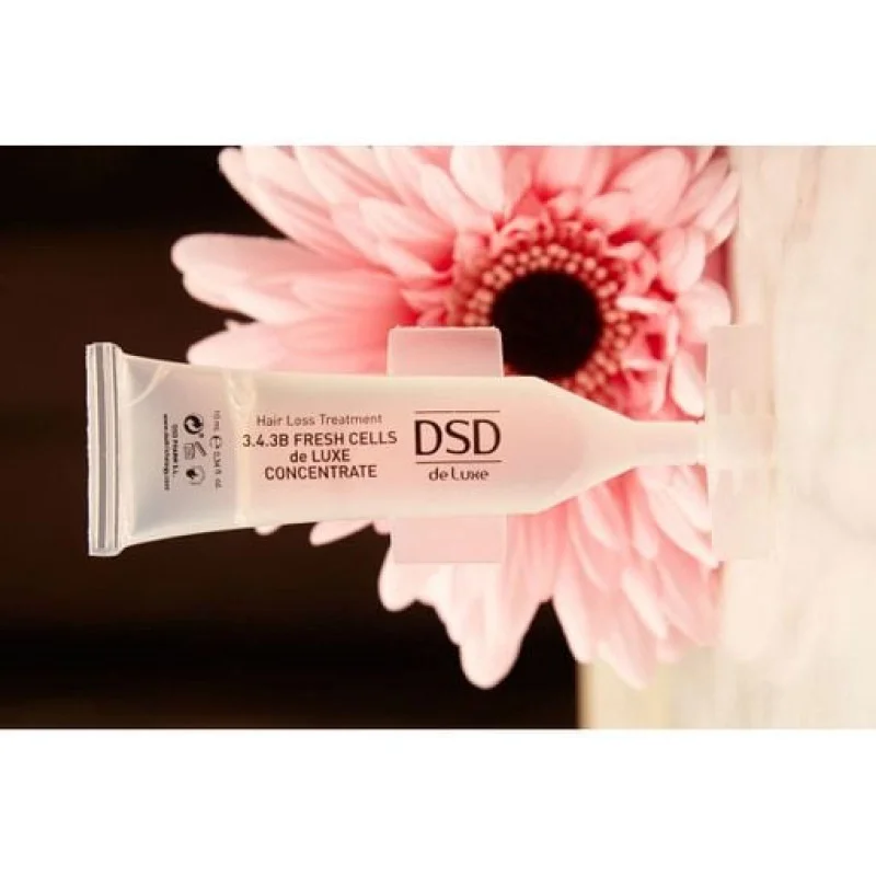 Концентрат DSD de Luxe 3.4.3.В Fresh Cells De Luxe Wondercell Concentrate для зниження випадіння волосся та стимуляції їх росту, 10*10 мл
