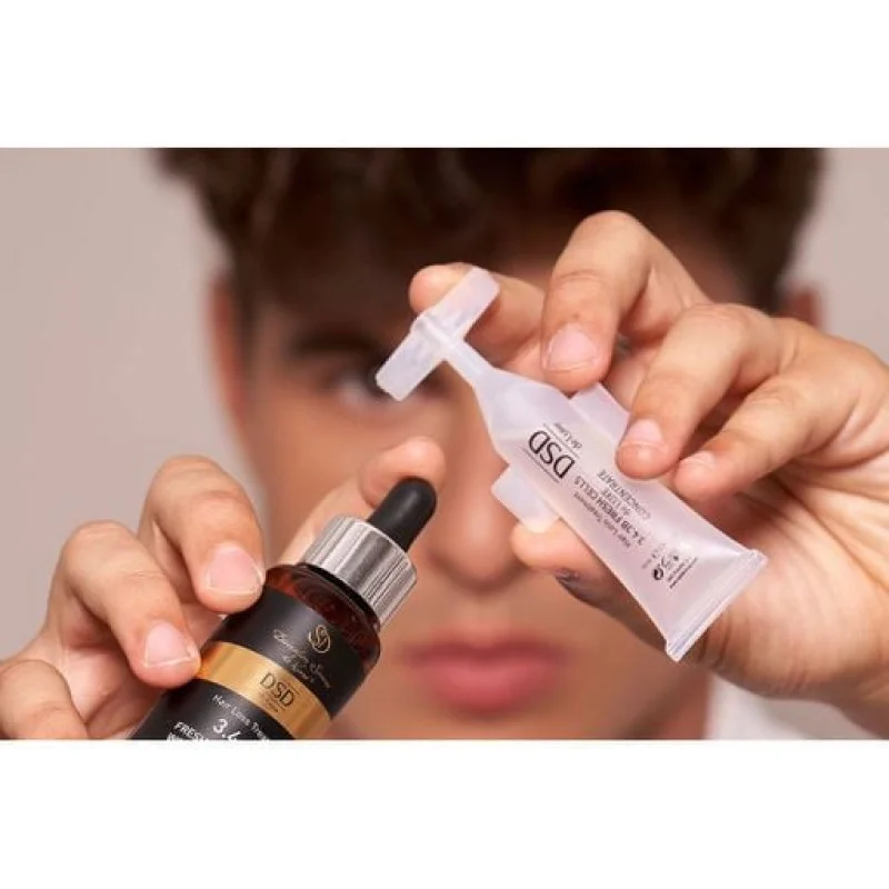 Концентрат DSD de Luxe 3.4.3.В Fresh Cells De Luxe Wondercell Concentrate для зниження випадіння волосся та стимуляції їх росту, 10*10 мл