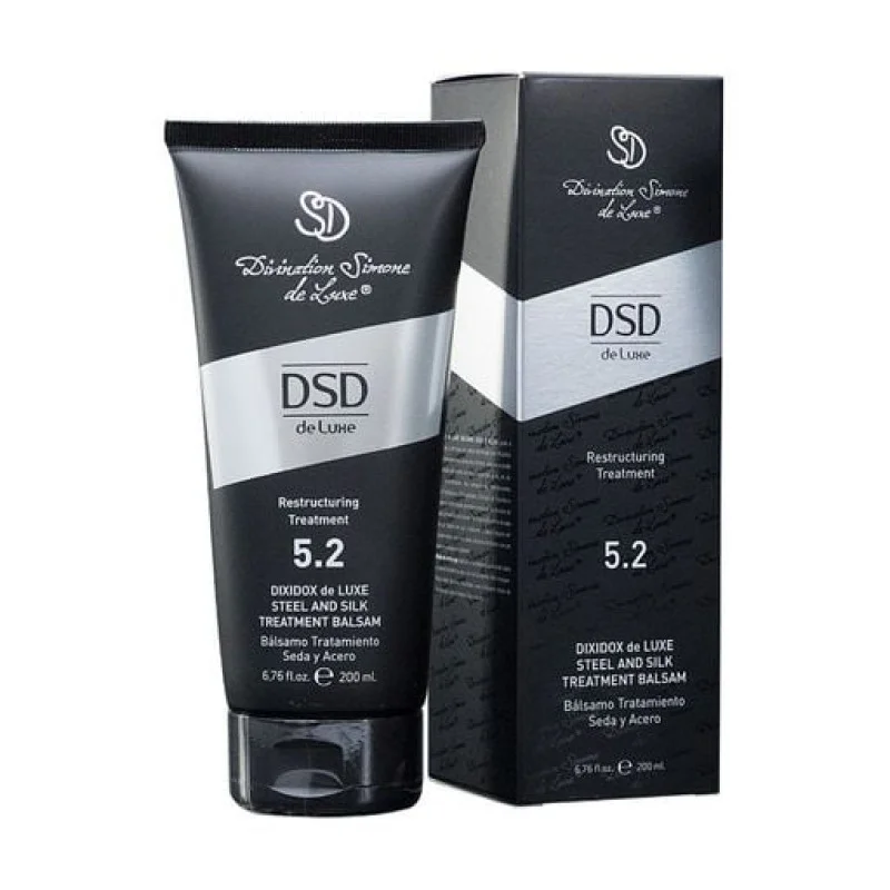 Відновлювальний бальзам для волосся DSD De Luxe 5.2 Steel and Silk Treatment Balsam, 200 мл