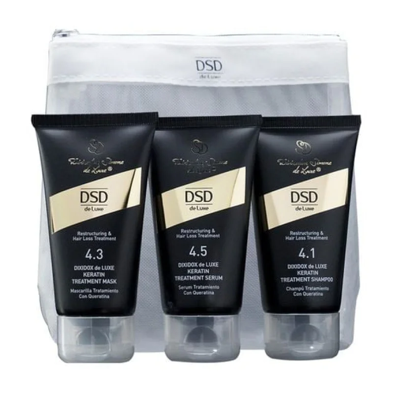 Набір для волосся DSD de Luxe Travel Kit (шампунь 4.1, 50 мл + маска 4.3, 50 мл + сироватка 4.5, 50 мл)