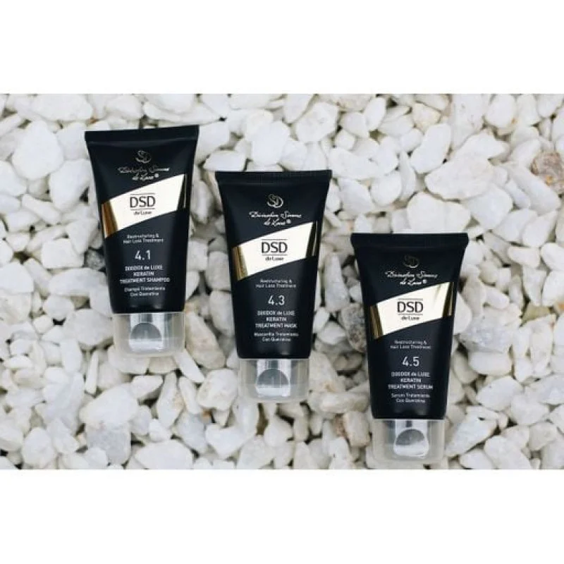 Набір для волосся DSD de Luxe Travel Kit (шампунь 4.1, 50 мл + маска 4.3, 50 мл + сироватка 4.5, 50 мл)