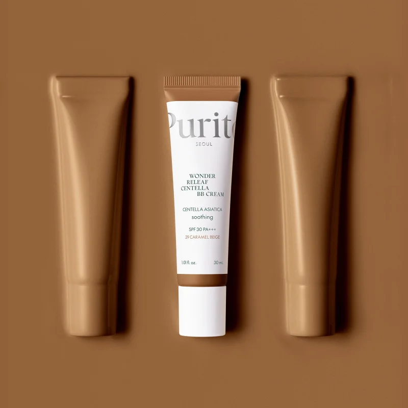 BB-крем з екстрактом центелли Purito Seoul Wonder Releaf Centella BB Cream #29 Caramel Beige, 30 мл