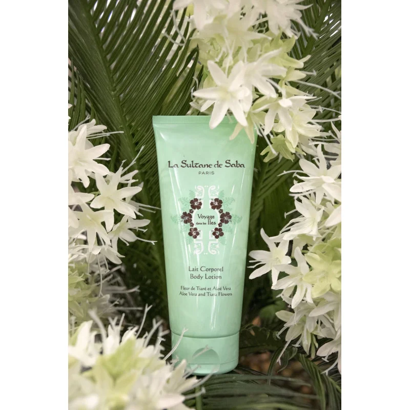Молочко для тела Алоэ вера и цветы тиаре La Sultane de Saba Body Lotion Aloe Vera and Tiare Flowers, 200 мл