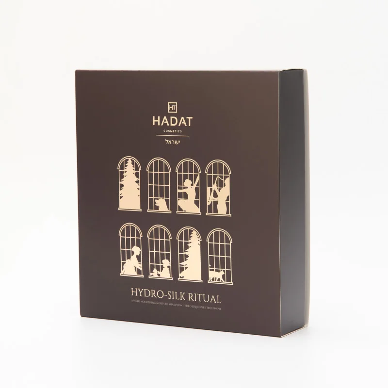 Подарунковий Набір для Зволоження Волосся Hadat Hydro Nourishing Moisture Shampoo + Hadat Hydro Liquid Silk Treatment (70 ml)