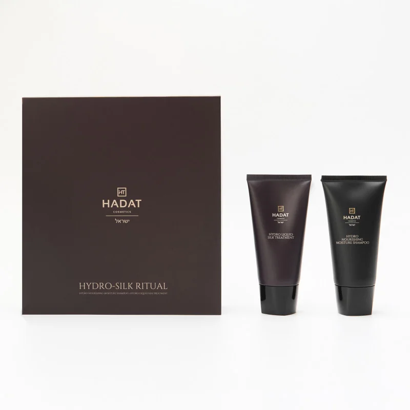 Подарунковий Набір для Зволоження Волосся Hadat Hydro Nourishing Moisture Shampoo + Hadat Hydro Liquid Silk Treatment (70 ml)
