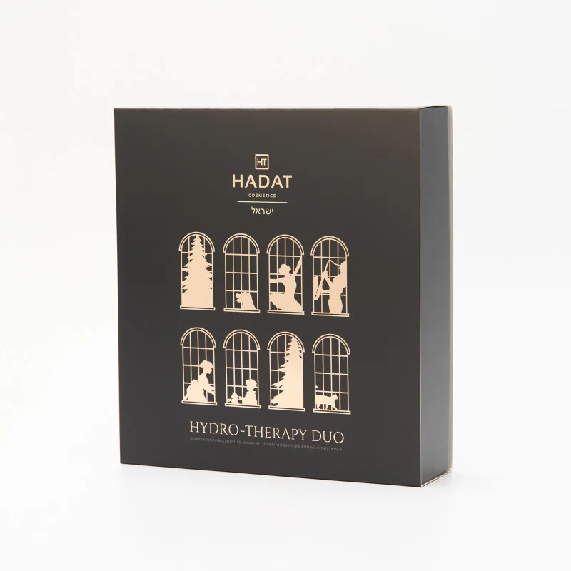 Подарунковий Набір для Інтенсивного Зволоження Hadat Hydro Nourishing Moisture Shampoo+ Hadat Hydro Nutrient Nourishing Conditioner (70 ml)