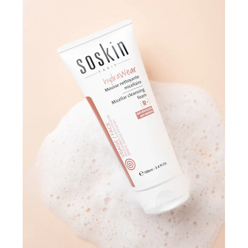 Soskin Очищуючий засіб для чутливої шкіри – Hydrawear міcellar cleansing foam