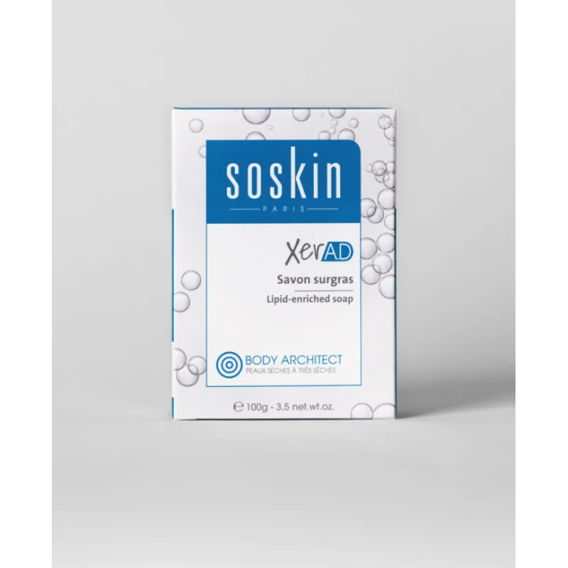 Soskin Дерматологічне мило збагачене ліпідами Набір 2-х 100г – Xer a.d savon surgras lipid-enriched soap Set 2 100g