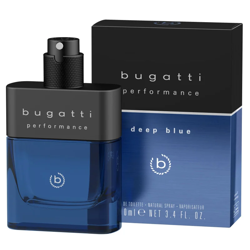 Bugatti Туалетная вода для мужчин Performance Deep blue 100ml