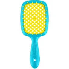 Janeke Superbrush Щітка для волосся Синьо-жовта