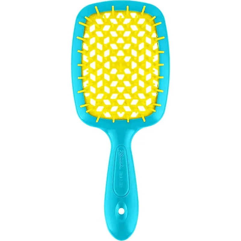 Janeke Superbrush Щітка для волосся Синьо-жовта