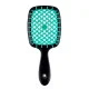 Janeke Superbrush small Щітка для волосся чорна з бірюзовим