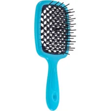 Janeke Superbrush small Щітка для волосся синя з чорним