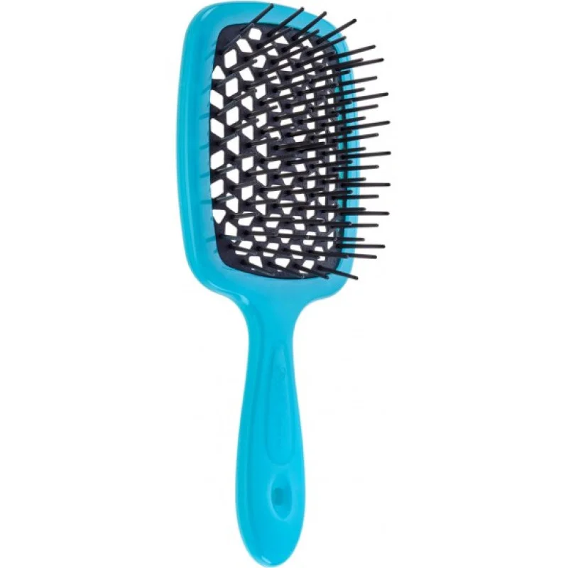 Janeke Superbrush small Щітка для волосся синя з чорним
