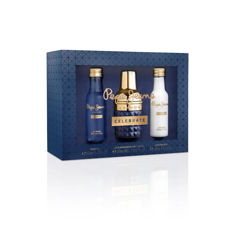 Pepe Jeans Мужской Парфюмерный набор Celebrate 30 мл + Гель д/душа + Средство п/бритья