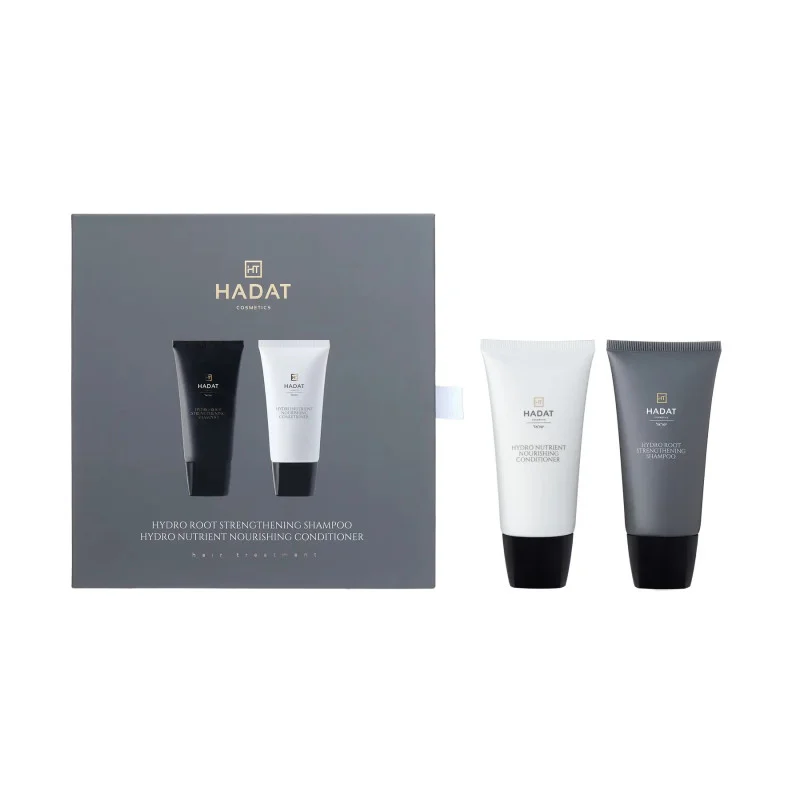 Подарунковий Набір для Інтенсивного Росту Волосся Hadat Hydro Root Strengthening Shampoo + Hadat Hydro Nutrient Nourishing Conditioner (70 ml)