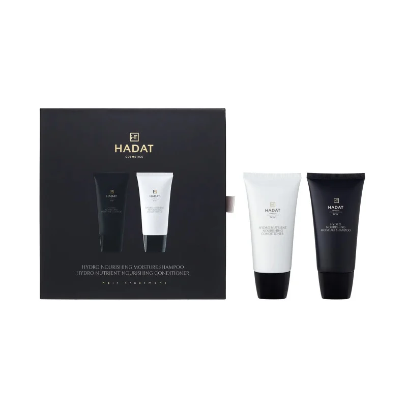 Подарунковий Набір для Інтенсивного Зволоження Hadat Hydro Nourishing Moisture Shampoo+ Hadat Hydro Nutrient Nourishing Conditioner (70 ml)