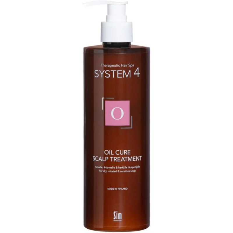 Sim Sensitive Пилинговая маска «О» для очищения кожи головы System4 O Oil Cure Scalp Treatment 500ml