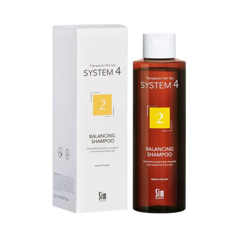 Sim Sensitive Шампунь №2 для сухого, фарбованого і пошкодженого волосся System 4 2 Balancing Shampoo 250ml