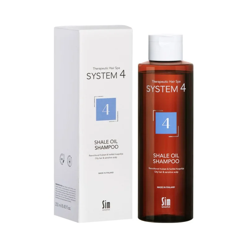 Sim Sensitive Шампунь №4 для жирної і чутливої шкіри голови System4 4 Shale Oil Shampoo 250ml