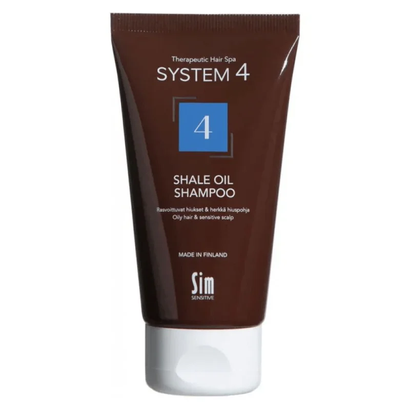 Sim Sensitive Шампунь №4 для жирної і чутливої шкіри голови System4 4 Shale Oil Shampoo 75ml