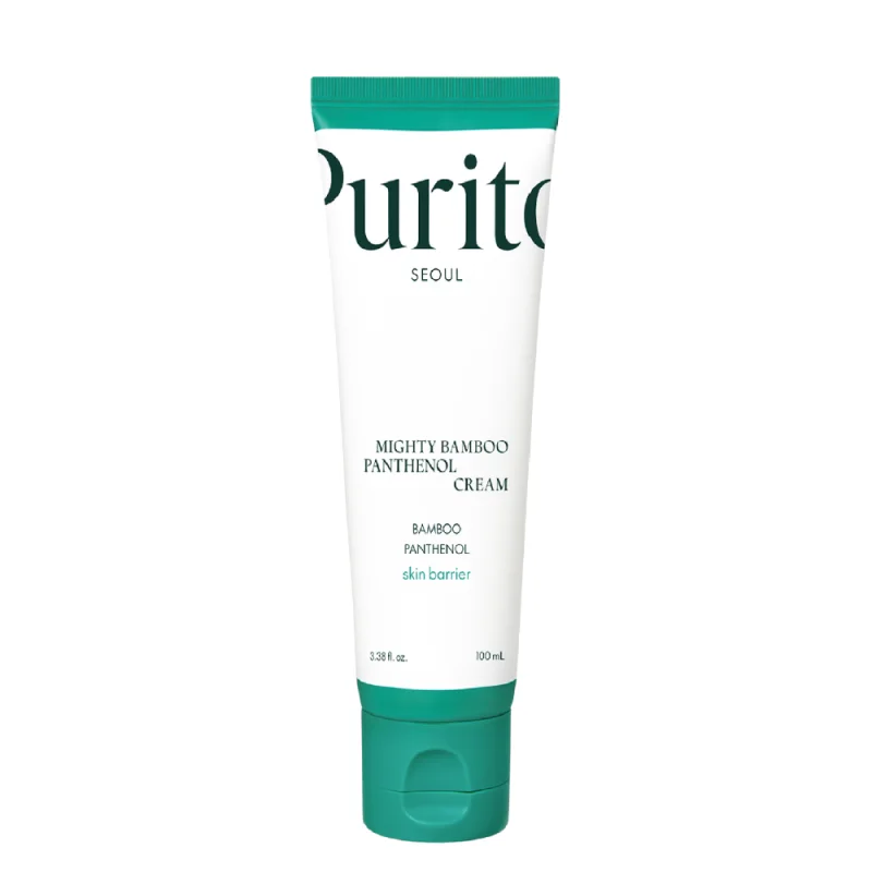 Purito Seoul - Mighty Bamboo Panthenol Cream - Заспокійливий крем для обличчя з пантенолом - 100ml