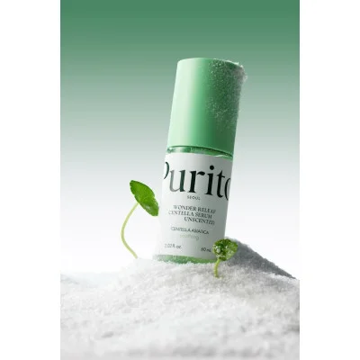 Purito Seoul - Wonder Releaf Centella Serum Unscented - Сироватка без запаху з екстрактом центелли азіатської - 60m