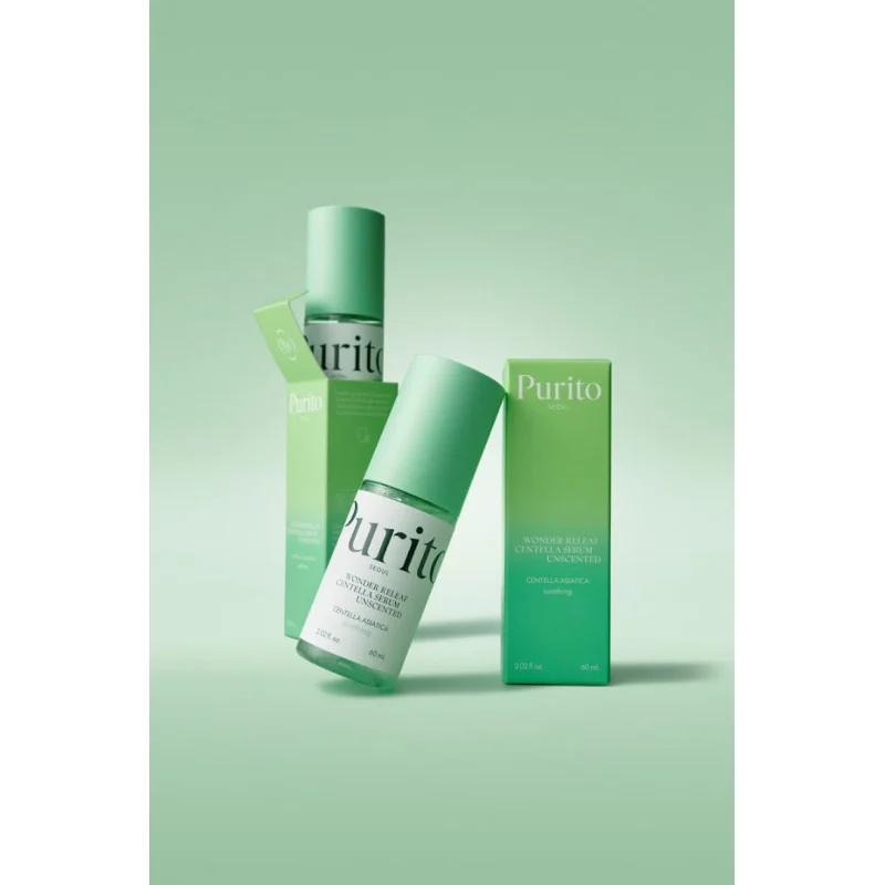 Purito Seoul - Wonder Releaf Centella Serum Unscented - Сироватка без запаху з екстрактом центелли азіатської - 60m