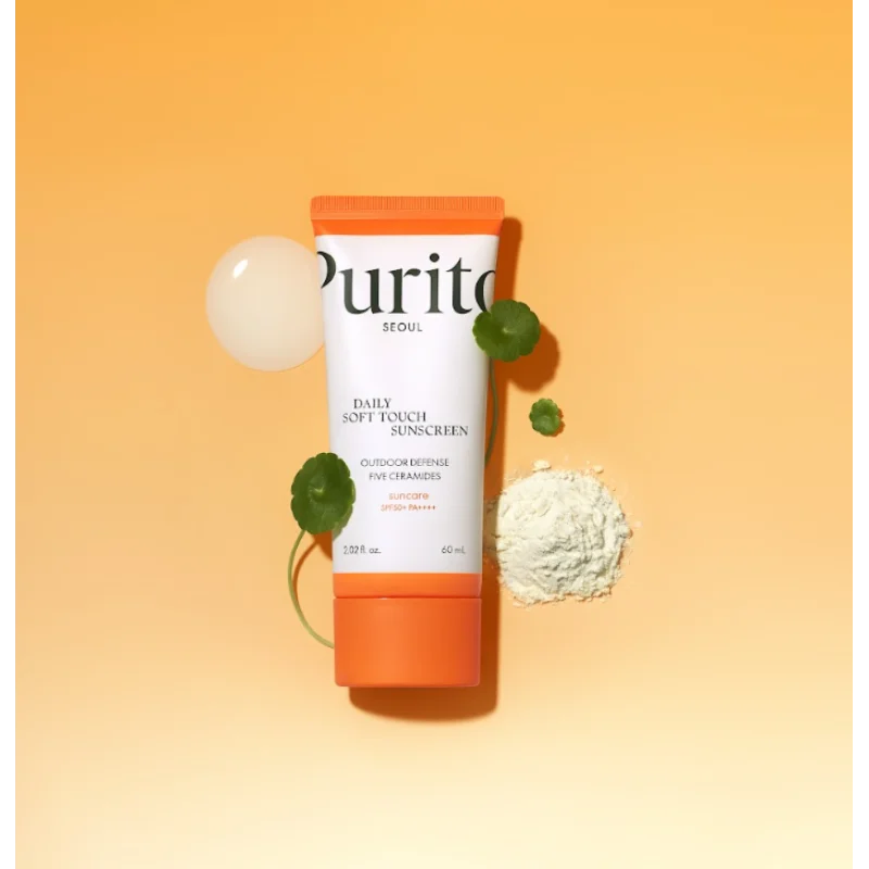 Сонцезахисний крем із церамідами Purito Seoul Daily Soft Touch Sunscreen SPF 50+ PA++++ 60 ml
