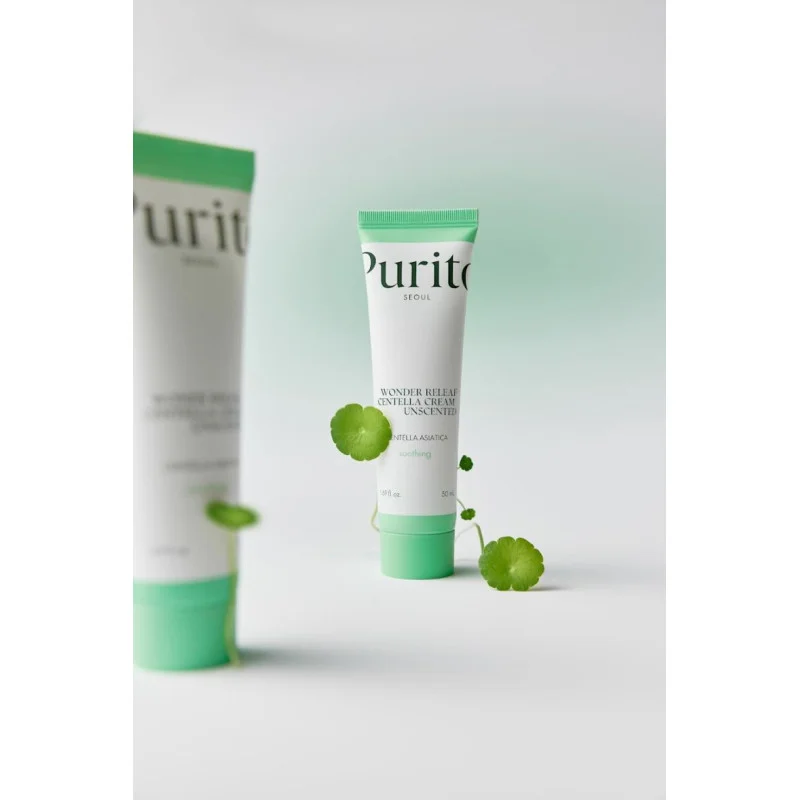 Purito Seoul - Wonder Releaf Centella Cream Unscented - Крем без запаху з екстрактом центелли азіатської - 50ml