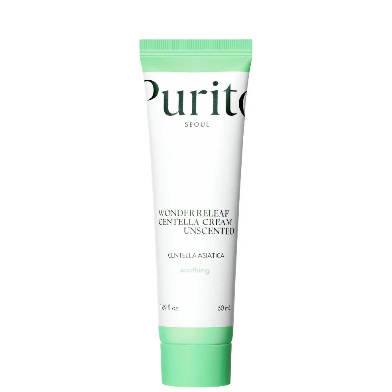 Purito Seoul - Wonder Releaf Centella Cream Unscented - Крем без запаху з екстрактом центелли азіатської - 50ml