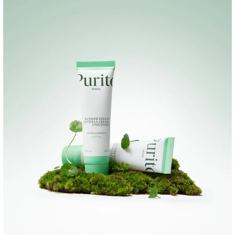 Purito Seoul - Wonder Releaf Centella Cream Unscented - Крем без запаху з екстрактом центелли азіатської - 50ml