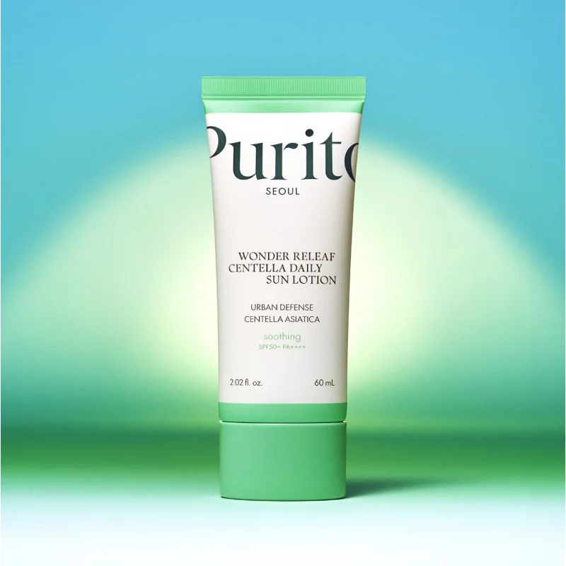 Purito Seoul - Wonder Releaf Centella Daily Sun Lotion SPF 50+ PA++++ - Ультралегкий сонцезахисний крем - 60ml
