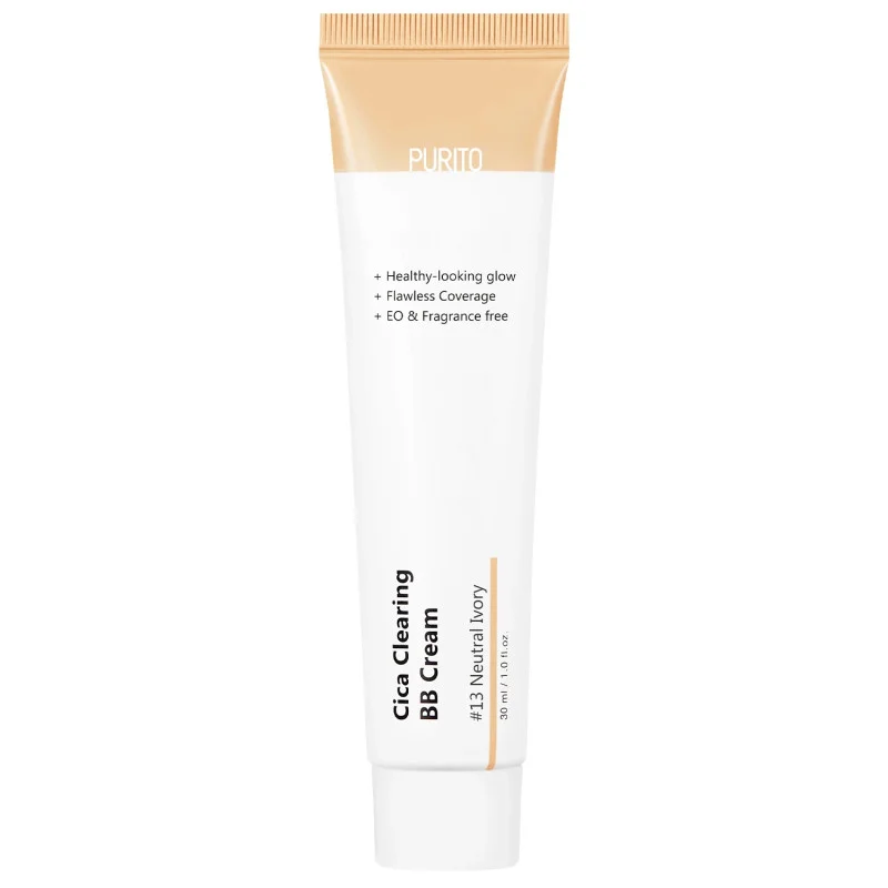ВВ-крем с центеллой - PURITO Cica Clearing BB Cream, 13 тон - Neutral Ivory, 30 мл