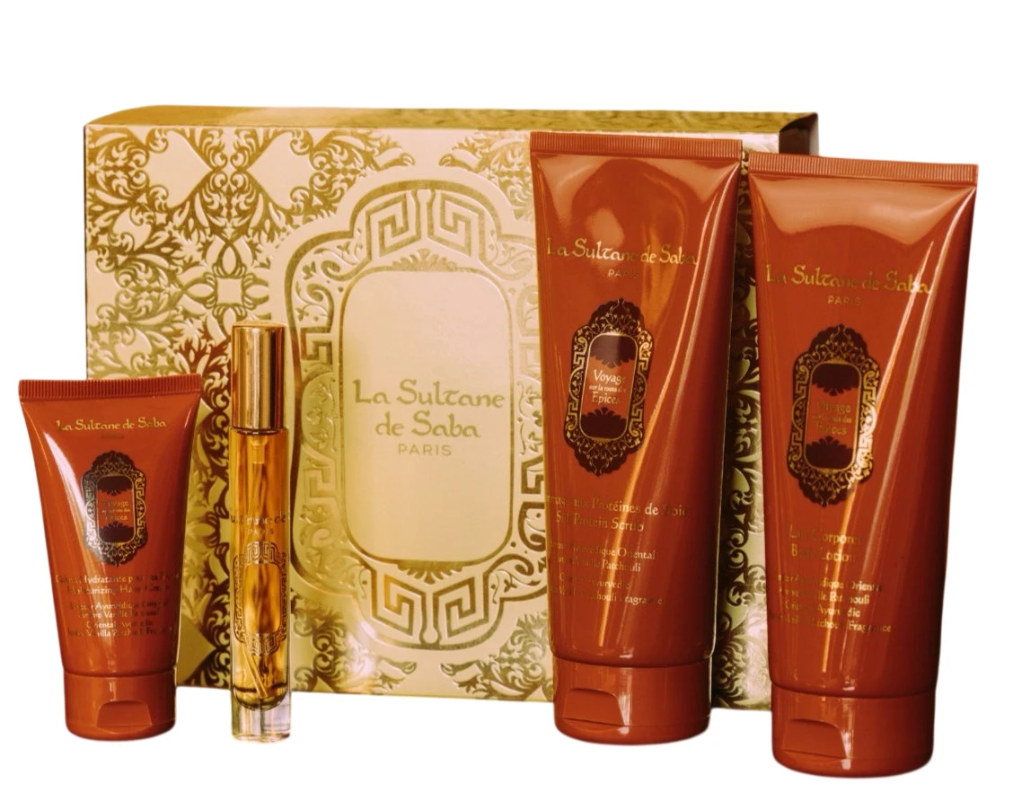 Асортимент косметики La Sultane de Saba: скраби, олії, молочко